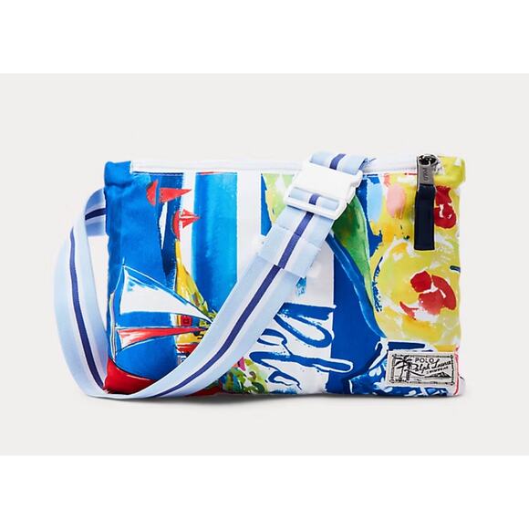 Polo Ralph Lauren Riviera Windbreaker Jacket Mens Large Packable Colorful Resort - Picture 16 of 16